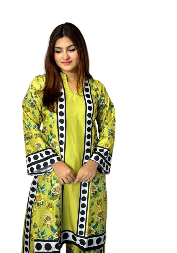 Luxury Dubai Silk 2 Piece Co-Ord Set -003 - Image 4