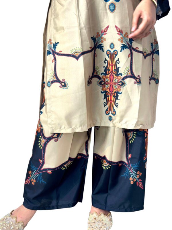 Luxury Dubai Silk 2 Piece Co-Ord Set -002 - Image 4