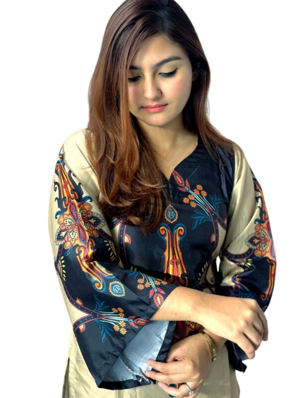 Luxury Dubai Silk 2 Piece Co-Ord Set -002 - Image 2