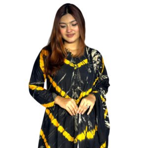 Cotton Batik Two-Piece Set (Kamiz and Dopatta) Batik-001