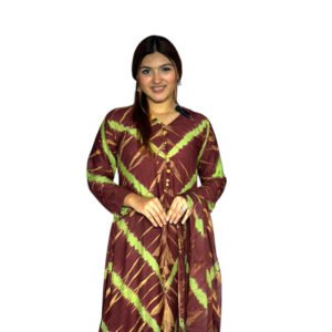 Cotton Batik Two-Piece Set (Kamiz and Dopatta) Batik-002