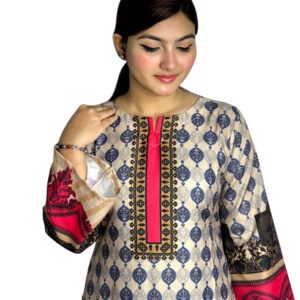 Luxury Dubai Silk 2 Piece Co-Ord Set - 006