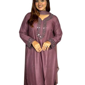 China Cotton Two-Piece Set (Kamiz and Dopatta)