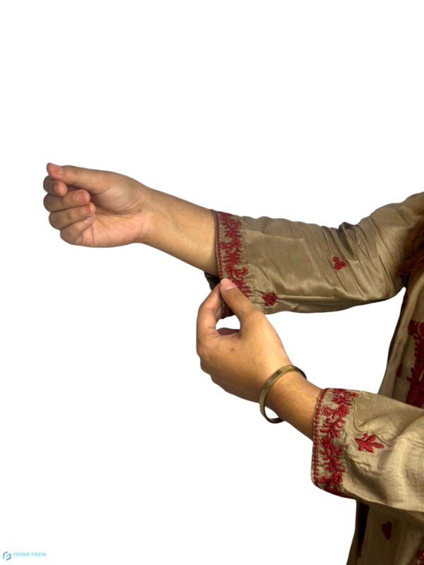 Premium Cotton Ambroidered Two Piece set (Kameez and Dopatta) PCA-002 - Image 3