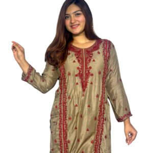 Premium Cotton Ambroidered Two Piece set (Kameez and Dopatta) PCA-002
