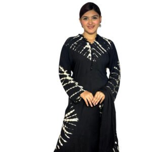 Cotton Batik Two-Piece Set (Kamiz and Dopatta) Batik-003