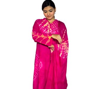 Cotton Batik Two-Piece Set (Kamiz and Dopatta) Batik-005