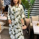 Mint Rose Zaffran Coord Set