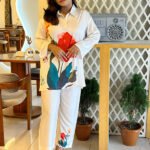 Vibrant Floral Shamu Silk Co-ord Set