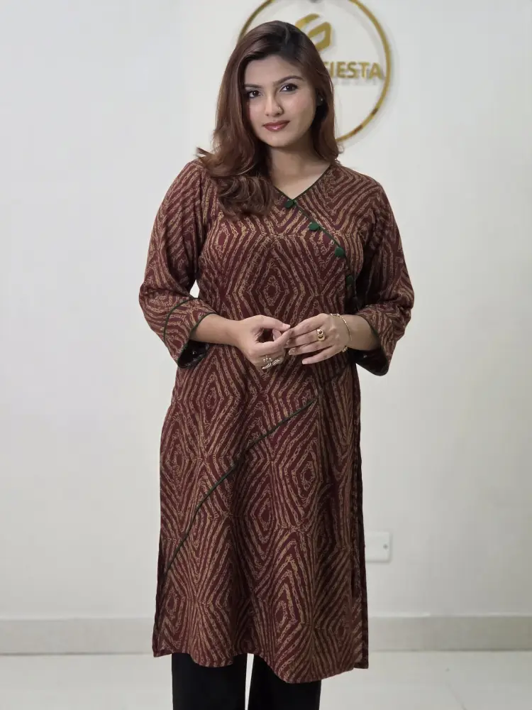 Georgette Tunic – Emerald Green