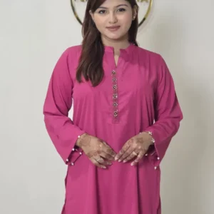 embellished co ord set – magenta pink